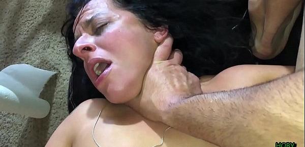  BIG Tits MILF Face Fucked, Worships Balls, Licks Asshole, Pukes & Gets Spit On